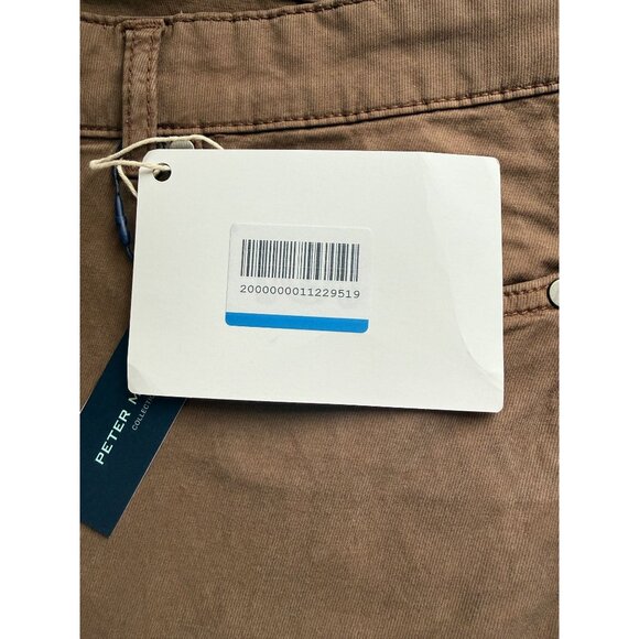 Peter Millar Signature Five-Pocket Pant Men's 34 NEW Brown $178 [jb] - Picture 5 of 8